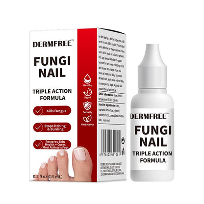 Toenail Fungus Treatment Extra Strength, Antifungal Solution for Toenail or Fingernail, Triple Action Formula for Remove Fungal, Repair and Renewal Damaged Nails, 0.5 Fl Oz