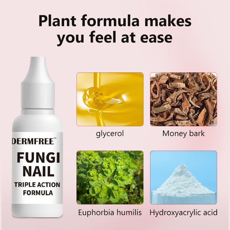 Toenail Fungus Treatment Extra Strength, Antifungal Solution for Toenail or Fingernail, Triple Action Formula for Remove Fungal, Repair and Renewal Damaged Nails, 0.5 Fl Oz