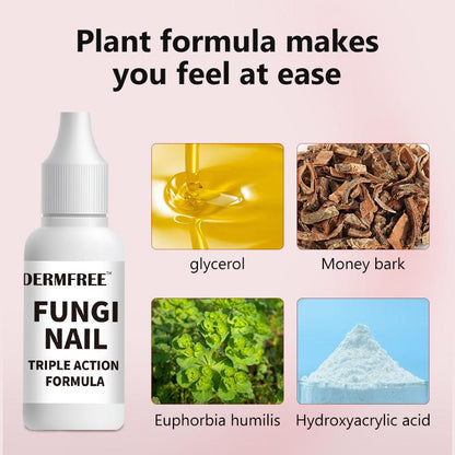 Toenail Fungus Treatment Extra Strength, Antifungal Solution for Toenail or Fingernail, Triple Action Formula for Remove Fungal, Repair and Renewal Damaged Nails, 0.5 Fl Oz