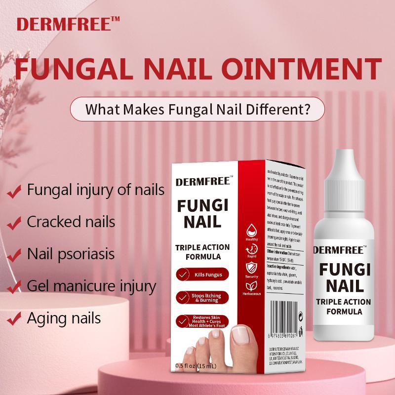 Toenail Fungus Treatment Extra Strength, Antifungal Solution for Toenail or Fingernail, Triple Action Formula for Remove Fungal, Repair and Renewal Damaged Nails, 0.5 Fl Oz